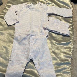 Kith baby girl set in pink